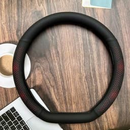 Bọc Vô Lăng Ô Tô 3D Da Nappa Cao Cấp Siêu Mỏng Thiết Kế Kiểu Dáng Lỗ Thoát Khí Chống Trơn Trượt 3