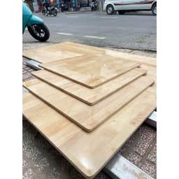 VÁN GỖ GHÉP cao su 12mm phủ bóng 1 mặt 2