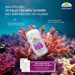 [CHÍNH HÃNG CÓ TEM PHỤ - T5/27] Canxi Tảo Biển Đỏ Nature's Way  Bổ Sung Canxi, Magie, Vitamin K2, Giúp Xương Bé 4