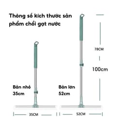 Chổi gạt nước sàn nhà tắm JYoohome Chổi quét nhà thông minh gạt sạch nhà tắm chống trượt đầu silicon 8
