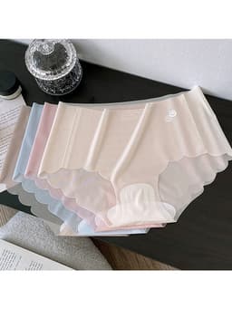 Sét 10 quần lót Nữ Su Mây , su thạch tàng hình, không viền,Quần chip su không lộ vân viền 3