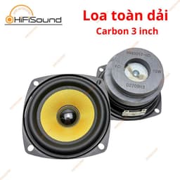 Củ loa toàn dải Carbon 3 inch rất hay, ae có thể chơi 2.0 hay làm mid cho bb3 cũng được 1