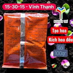 Phân bón Nutri-Gold 15-30-15 - Gói 100gr - Tăng tạo mầm hoa, kích hoa đồng loạt, phát rễ cực mạnh 4