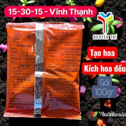 Phân bón Nutri-Gold 15-30-15 - Gói 100gr - Tăng tạo mầm hoa, kích hoa đồng loạt, phát rễ cực mạnh 6