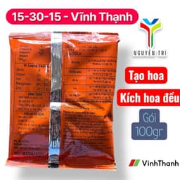 Phân bón Nutri-Gold 15-30-15 - Gói 100gr - Tăng tạo mầm hoa, kích hoa đồng loạt, phát rễ cực mạnh 2