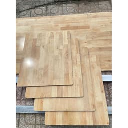 VÁN GỖ GHÉP cao su 12mm phủ bóng 1 mặt 6