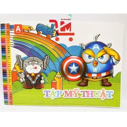 Combo 2 Cuốn Vở/Tập Vẽ Thành Đạt Khổ A4, Vở Vẽ 40 Trang Luôn Bìa, Giấy Trắng, Bề Mặt Tương Đối Mịn, Định Lượng 100gsm 2