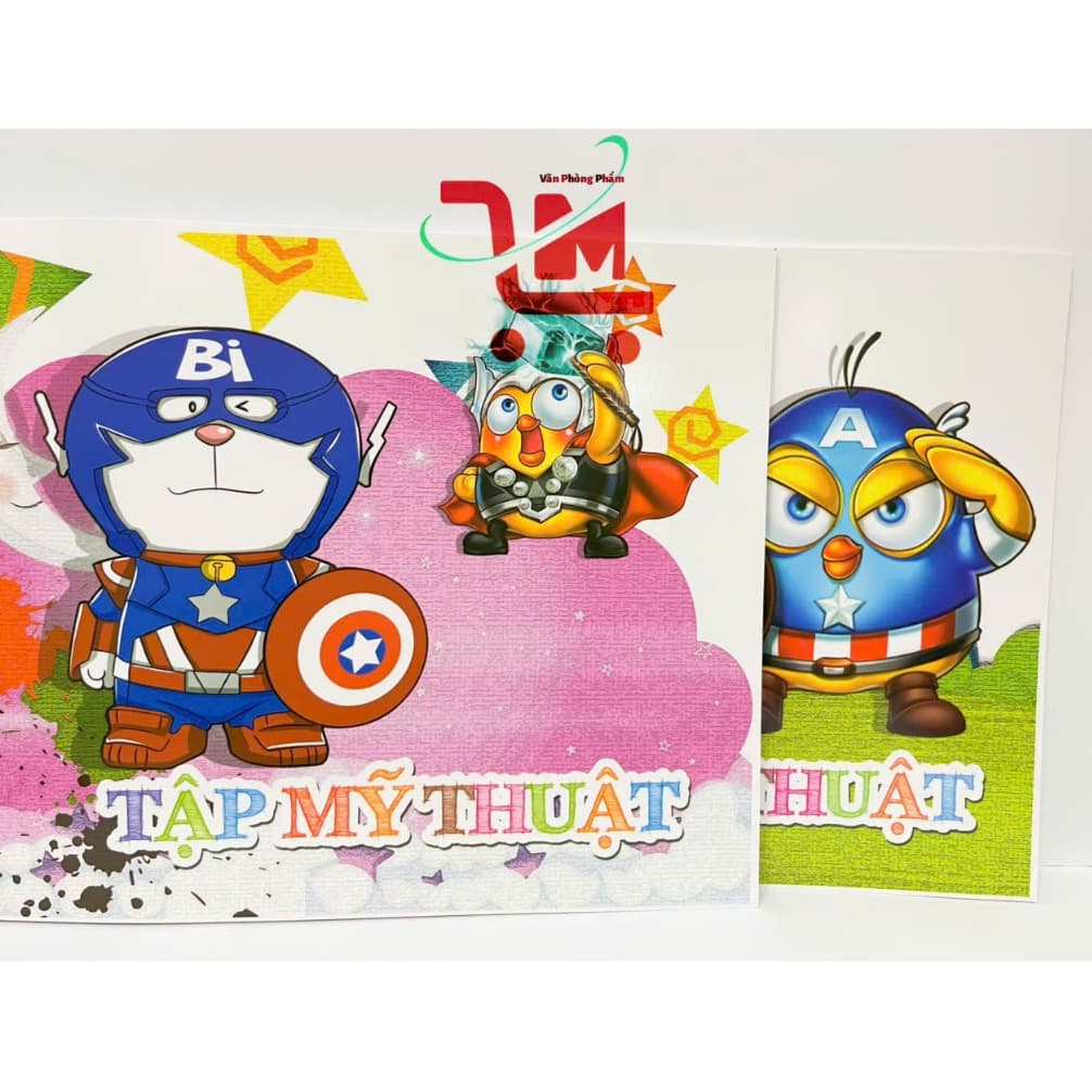 Combo 2 Cuốn Vở/Tập Vẽ Thành Đạt Khổ A4, Vở Vẽ 40 Trang Luôn Bìa, Giấy Trắng, Bề Mặt Tương Đối Mịn, Định Lượng 100gsm