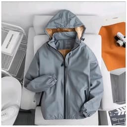 Áo khoác gió nam nữ 2 lớp lót lông cừu cao cấp siêu ấm, áo gió nam nữ phủ nano chống gió cản bụi chống thấm nước 2