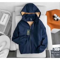 Áo khoác gió nam nữ 2 lớp lót lông cừu cao cấp siêu ấm, áo gió nam nữ phủ nano chống gió cản bụi chống thấm nước 3