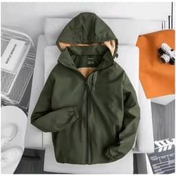 Áo khoác gió nam nữ 2 lớp lót lông cừu cao cấp siêu ấm, áo gió nam nữ phủ nano chống gió cản bụi chống thấm nước 4