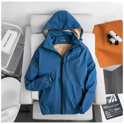 Áo khoác gió nam nữ 2 lớp lót lông cừu cao cấp siêu ấm, áo gió nam nữ phủ nano chống gió cản bụi chống thấm nước 6