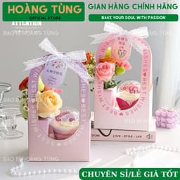 Combo 5 Túi BEST WISH Quai Xách Đựng Hoa Bánh, Hoa Nước Mang Đi 1