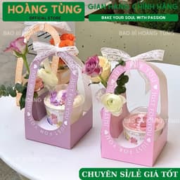 Combo 5 Túi BEST WISH Quai Xách Đựng Hoa Bánh, Hoa Nước Mang Đi 2
