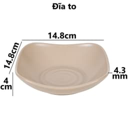 Đĩa Vuông Sâu Thái, Đĩa Nhựa Sâu Lòng VIỆT NHẬT 1213/1250/1258/1259 - TADAHOME 5