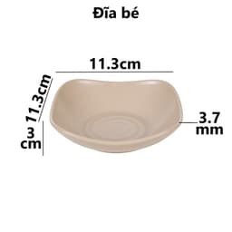 Đĩa Vuông Sâu Thái, Đĩa Nhựa Sâu Lòng VIỆT NHẬT 1213/1250/1258/1259 - TADAHOME 3