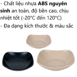 Đĩa Vuông Sâu Thái, Đĩa Nhựa Sâu Lòng VIỆT NHẬT 1213/1250/1258/1259 - TADAHOME 2