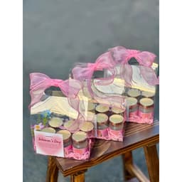 Combo 5 Túi mica in lịch, Túi lịch đựng quà Valentine, Túi lịch đựng hoa và bánh 6