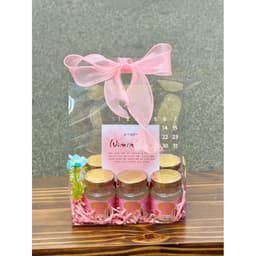 Combo 5 Túi mica in lịch, Túi lịch đựng quà Valentine, Túi lịch đựng hoa và bánh 8