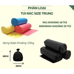 Combo 3 Cuộn Túi Rác Tự Phân Hủy 1kg – Túi Dày Dai, Chịu Nhiệt, Sinh Học, Thân Thiện Môi Trường 8
