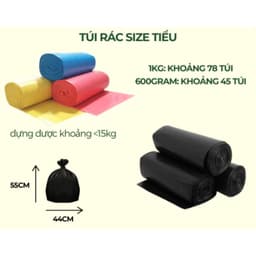 Combo 3 Cuộn Túi Rác Tự Phân Hủy 1kg – Túi Dày Dai, Chịu Nhiệt, Sinh Học, Thân Thiện Môi Trường 7