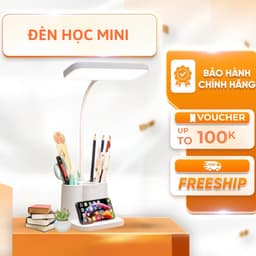 Đèn Học Led Để Bàn Làm Việc Thiết Kế Sáng Tạo Với 2 Thanh Led Rời, Cảm Ứng , Chống Cận Thị 3