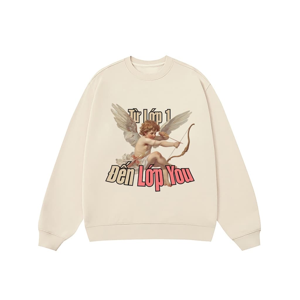 Áo Vớ Vẩn Vui Tươi REDLABEL Áo Sweater LỚP YOU Áo Sweatshirt Nỉ Oversize Nam Nữ SWT7