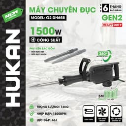 Máy chuyên đục điện  G2-DH65B Hukan 1