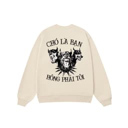 Áo Vớ Vẩn Vui Tươi REDLABEL Áo Sweater CHÓ LÀ BẠN Áo Sweatshirt Nỉ Oversize Nam Nữ SWT22 5