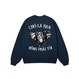 Áo Vớ Vẩn Vui Tươi REDLABEL Áo Sweater CHÓ LÀ BẠN Áo Sweatshirt Nỉ Oversize Nam Nữ SWT22 6