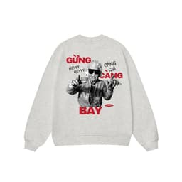 Áo Vớ Vẩn Vui Tươi REDLABEL Áo Sweater GỪNG CÀNG GIÀ Áo Sweatshirt Nỉ Oversize Nam Nữ SWT23 6