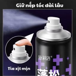 Xịt Tạo Phồng Tóc GINBI - Xịt Gôm Phồng Tóc GINBI, Giữ Nếp Tóc Chắc Chắn, Không Gây Bết Dính, Dễ Dàng Sử Dụng 200ml 2
