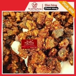 Khô Bò Viên Lúc Lắc, Khô Bò Cục Vuông Đậm Đà, Khô Bò Viên Ăn Liền Thơm Ngon Hấp Dẫn 500g 5
