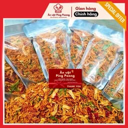 Khô Gà Lá Chanh Đặc Biệt Cao Cấp, Khô Gà Không Bột, Khô Gà Xé Ăn Liền, Sợi Mềm Đậm Vị Biếu Tết 7