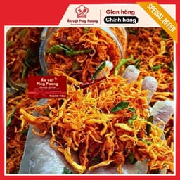 Khô Gà Lá Chanh Đặc Biệt Cao Cấp, Khô Gà Không Bột, Khô Gà Xé Ăn Liền, Sợi Mềm Đậm Vị Biếu Tết 3