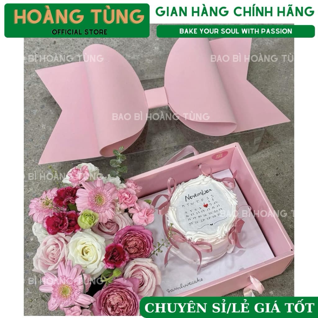 Hộp nơ lớn đựng quà cao cấp, quà sinh nhật, hộp quà giáng sinh, hộp cắm hoa, hộp đựng hoa quả