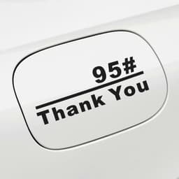 Tem dán nắp bình xăng trang trí mẫu xăng A95 5