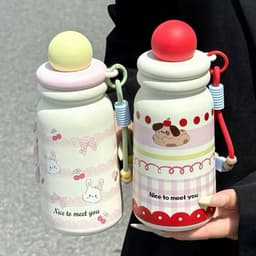 Bình giữ nhiệt nhỏ gọn dung tích 500ml , Ly giữ nhiệt dễ thương bằng inox 316 không gỉ -Bình nước giữ nhiệt VINBEO 2