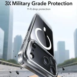 Ốp lưng ESR Classic Hybrid Halolock dành cho iphone 17 Series đạt chứng nhận bảo vệ quân đội hỗ trợ sạc không dây 5