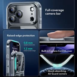 Ốp lưng ESR Classic Hybrid Halolock dành cho iphone 17 Series đạt chứng nhận bảo vệ quân đội hỗ trợ sạc không dây 4
