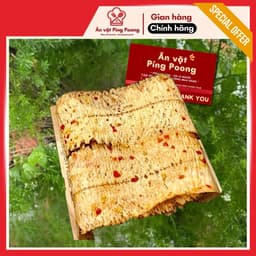 Khô Mực Nguyên Con Cán Mỏng, Mực Tẩm Gia Vị Ăn Liền Thơm Ngon, Hàng Loại 1 Không Bột (200g / 500g) 2