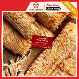 Khô Mực Nguyên Con Cán Mỏng, Mực Tẩm Gia Vị Ăn Liền Thơm Ngon, Hàng Loại 1 Không Bột (200g / 500g) 4