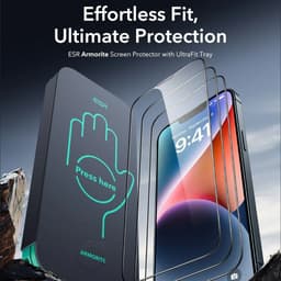 Cường lực bảo vệ màn hình ESR Tempered Glass kèm khung tự dán cho iphone Air 17 Pro/ProMax 3
