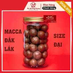 Hạt Macca Đắk Lắk Nứt Vỏ Size Đại - Ăn Liền, Béo Bùi, Không Chất Bảo Quản, Hạt Macca Biếu Tết 4