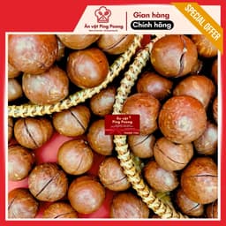 Hạt Macca Đắk Lắk Nứt Vỏ Size Đại - Ăn Liền, Béo Bùi, Không Chất Bảo Quản, Hạt Macca Biếu Tết 5