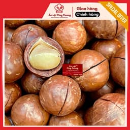 Hạt Macca Đắk Lắk Nứt Vỏ Size Đại - Ăn Liền, Béo Bùi, Không Chất Bảo Quản, Hạt Macca Biếu Tết 6
