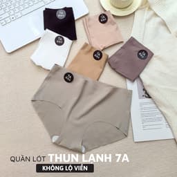 COMBO 10 Quần Lót Nữ Su Lạnh 7A Không Viền Không Đường May Đáy Cotton 2 Lớp Kháng Khuẩn Lê Ngọc 479 4