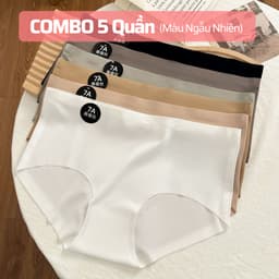 COMBO 10 Quần Lót Nữ Su Lạnh 7A Không Viền Không Đường May Đáy Cotton 2 Lớp Kháng Khuẩn Lê Ngọc 479 9