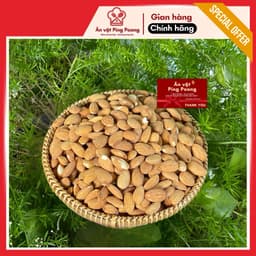 Hạt Hạnh Nhân Ruột Ăn Liền, Hạnh Nhân Không Vỏ Vị Nguyên Bản, Nguyên Liệu Làm Bánh, Ăn Kèm Sữa Chua 3