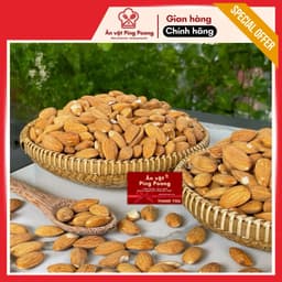Hạt Hạnh Nhân Ruột Ăn Liền, Hạnh Nhân Không Vỏ Vị Nguyên Bản, Nguyên Liệu Làm Bánh, Ăn Kèm Sữa Chua 5